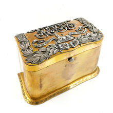 Load image into Gallery viewer, 11th (Prince Albert’s Own) Hussars - A Pouch Flap Table Top Box, 1860
