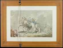 Load image into Gallery viewer, French School - Napoleonic View of Paris and a Single Combat in Egypt, 1800
