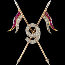 Load image into Gallery viewer, 9th Queen’s Royal Lancers Brooch
