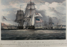 Load image into Gallery viewer, Set of Four Engravings - HMS Shannon vs. USS Chesapeake, 1813

