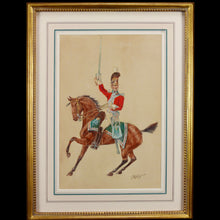 Load image into Gallery viewer, An Edwardian Study of a Mounted Officer of the Dragoon Guards (1815), 1905
