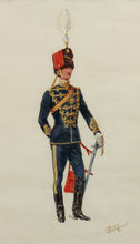 Load image into Gallery viewer, An Edwardian Study of an Officer of the 7th Queen’s Own Hussars, 1905
