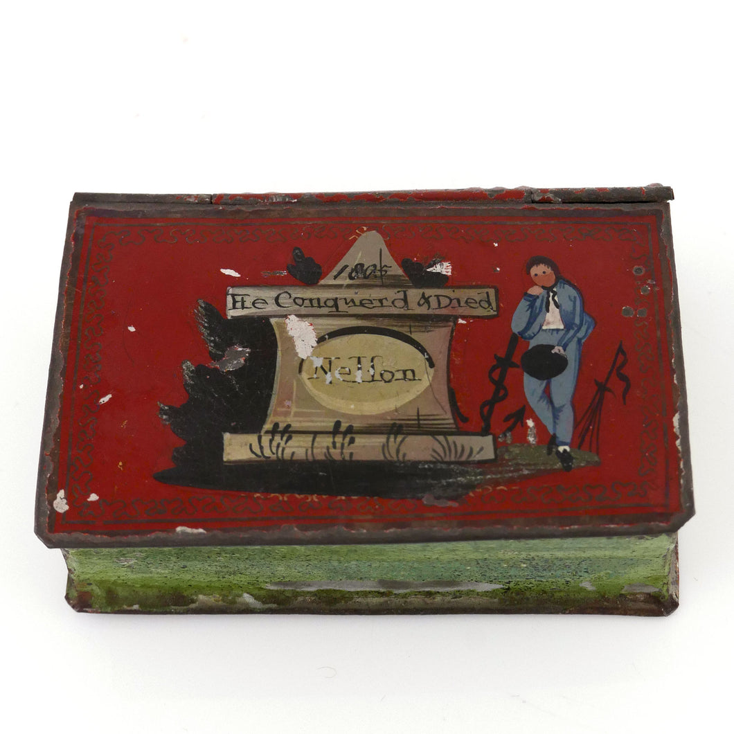 Nelson - ‘He Conquered & Died’ - Toleware Snuffbox, 1805