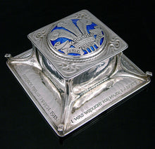 Load image into Gallery viewer, Prince of Wales’s Own Civil Service Rifles Presentation Inkwell, 1912
