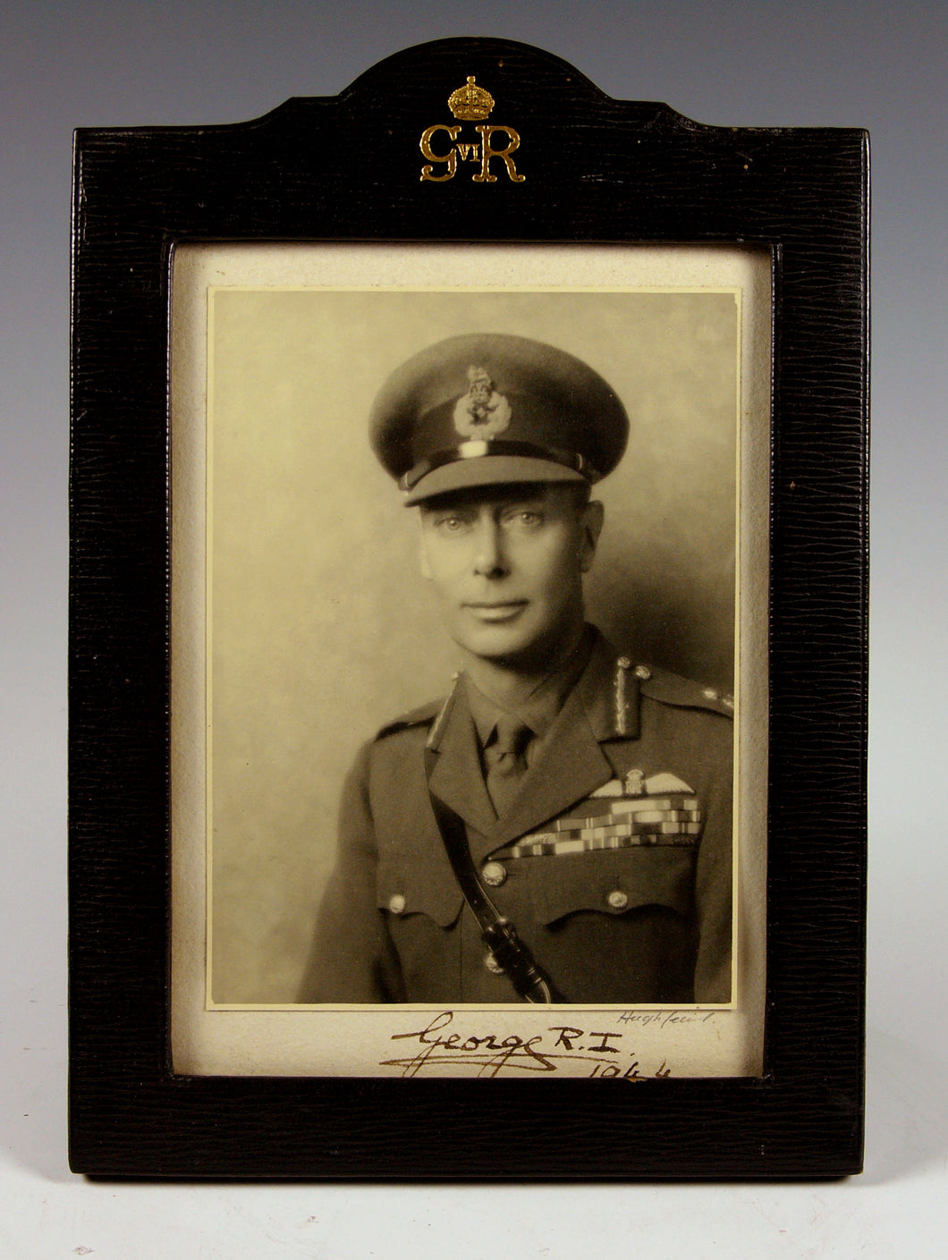 A Signed Royal Presentation Portrait of King George VI, dated 1944