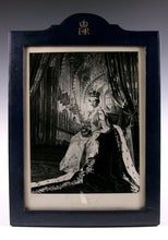 Load image into Gallery viewer, A Royal Presentation Coronation Portrait of H.M. Queen Elizabeth II by Cecil Beaton, signed and dated 1953
